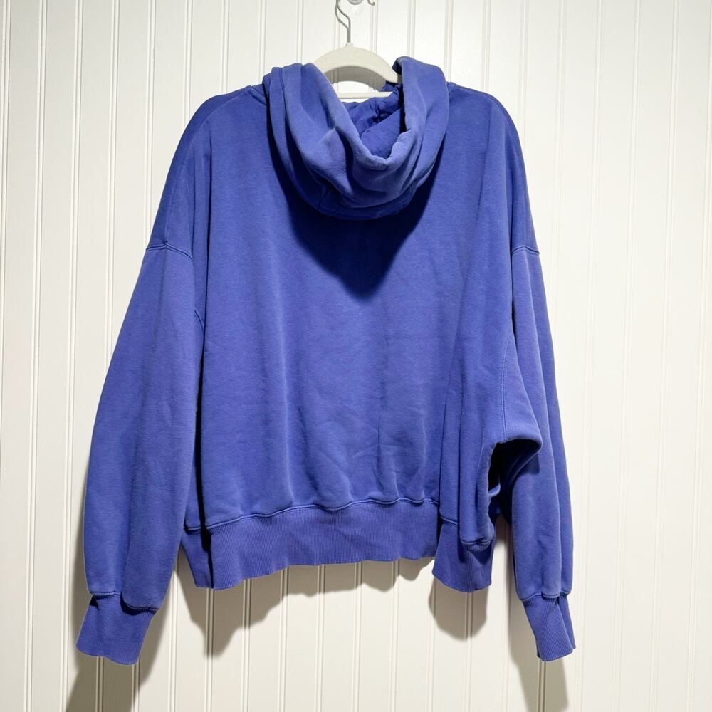 Nike NSW Oversized Hoodie Lapis Blue Size Medium - Picture 6 of 6